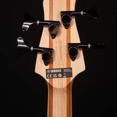 Yamaha TRBX604FM 4-String Bass, Dark Red Burst image 10