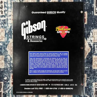1993 Gibson Strings & Accessories Dealer Catalogue! E17 image 2