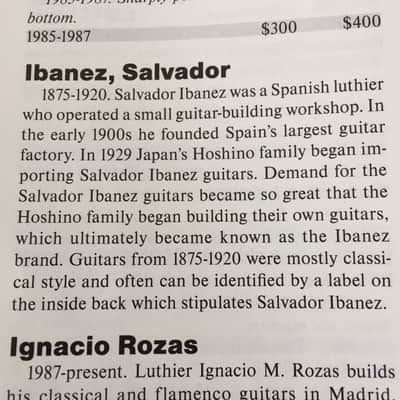 Ibanez Salvador FRESHMAN Raphael Calace 1950’s Sunburst image 14