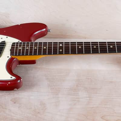 Fender Mustang 1966 Dakota Red Vintage USA w/ Hard Case image 3
