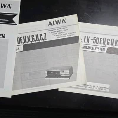 VINTAGE AIWA COMPONENT STEREO SYSTEM/TURNTABLE/TAPE/AMPLIFIER/VERY RARE RESTORED image 7