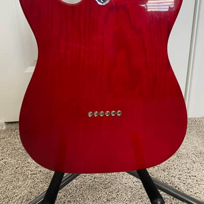 Fender American Vintage "Thin Skin" '72 Telecaster Custom 2017 - 2018 - Crimson Red Transparent image 6