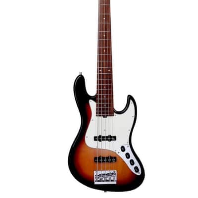 Sadowsky MetroExpress 21 Fret Vintage JJ Bass 5 String Tobacco Sunburst Transparent High Polish Morado Board image 1