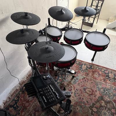 Alesis Strike Pro Special Edition Electronic Drum Set 2010s - Black / Red image 2