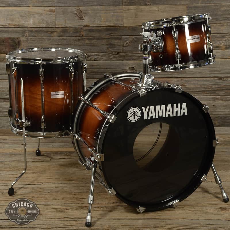 Yamaha Recording Custom 12/14/20 3pc Kit Antique Sunburst | Reverb