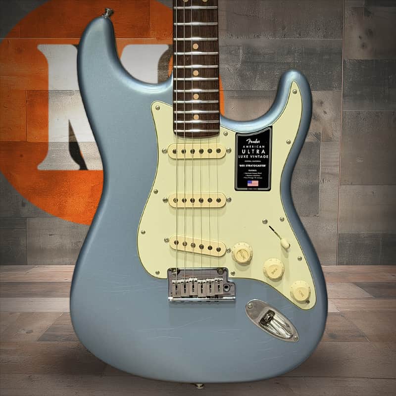 Fender American Ultra Luxe Vintage '60s Stratocaster Rosewood Fingerboard - Ice Blue Metallic image 1