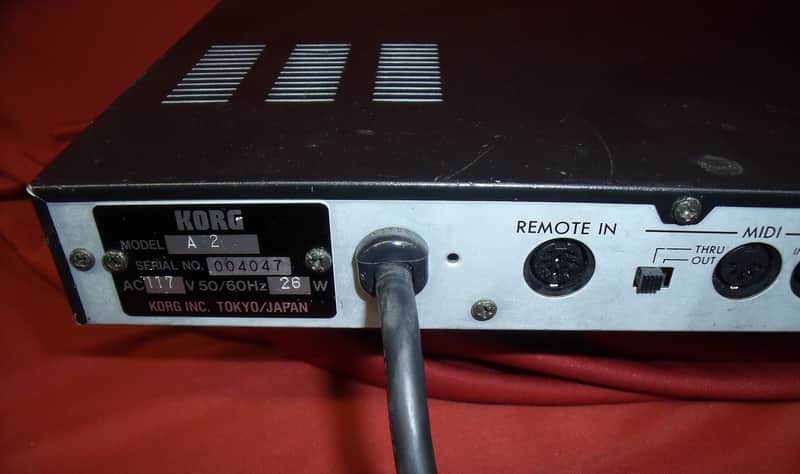 Korg A2 Performance Signal Processor | Reverb