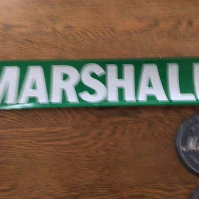 Marshall Vintage Silver Jubilee coasters and Marshall Amplification sticker 1987 image 4