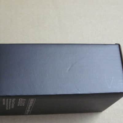 less than light average wear Boss EMPTY BOX for GE-7 Equalizer (NO pedal / NO paperwork) specifically from 2017 -  but can be a home for other year GE7 pedal) outside of box is black with blue, light green, & white graphic image 19