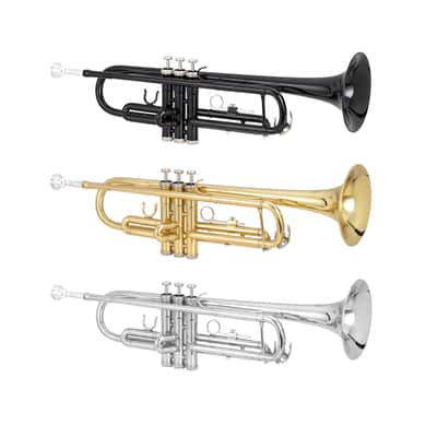 🎅🎄 For Pros and Beginners! Gold (Brass) Unmarked Trumpet with Case/Bag/Pack +Strap +Cloth! image 8
