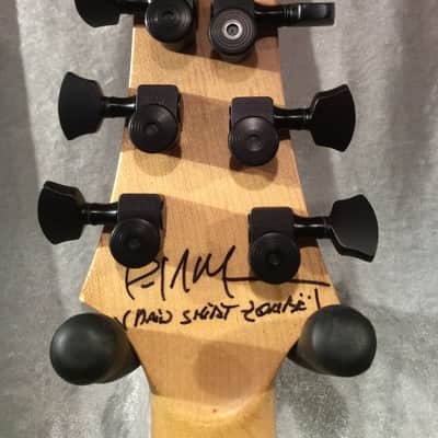 Custom Schecter 2002 NAMM Convention Horror Masterworks Display Catalog Guitar SIGNED Dawn Of The Dead George Romero Horror Halloween image 19