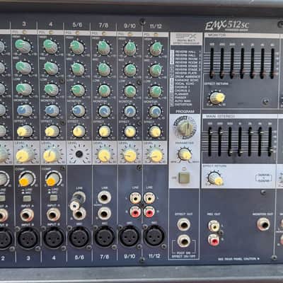 Yamaha EMX512SC 12-Channel Powered Mixer 500W Tested Working image 1