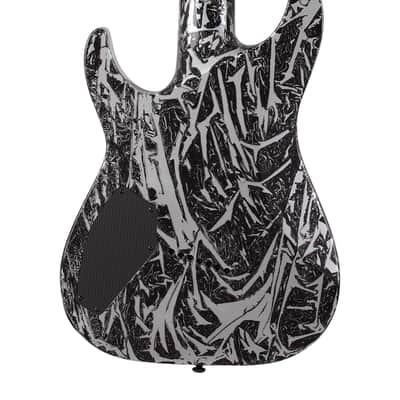 Schecter 1462 C-7 Multiscale Silver Mountain 7-String Electric Guitar image 2