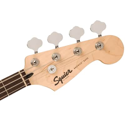 Fender 0373800506 Sonic Bronco Bass Laurel Fingerboard White Pickguard Black image 5