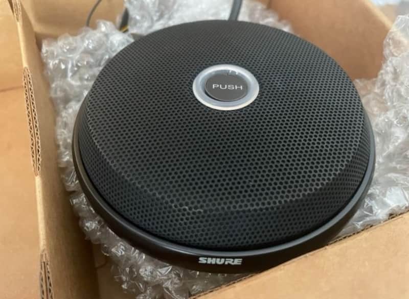 Shure MX396/C-TRI Microflex Tri-Element Boundary Mic 2014 - Present - Black image 1