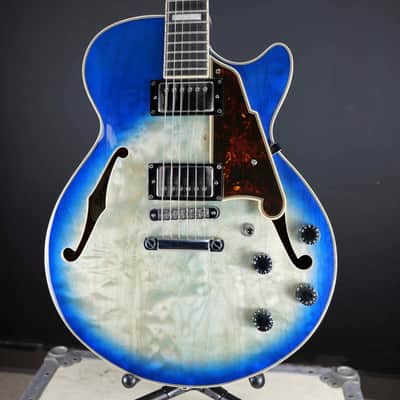 D'Angelico Premier SS Boardwalk Blue Burst image 2