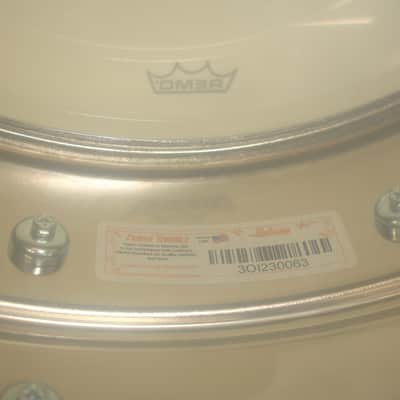 Ludwig LB402B Supraphonic 14"x6.5" Chrome Over Brass Snare Drum image 8