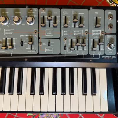 Roland System 100 Model 101 37-Key Synthesizer 1975 - 1979 - Black image 7