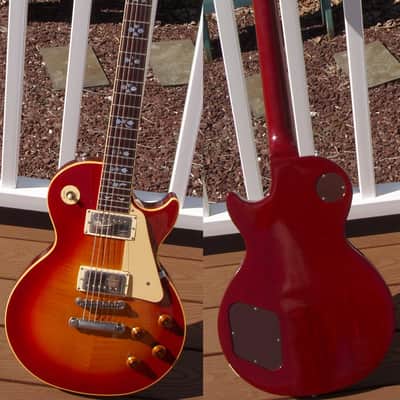 Gibson Les Paul Pre Historic Reissue Flowers Crazy Rare 1 of 10 1983 - Sunburst image 4