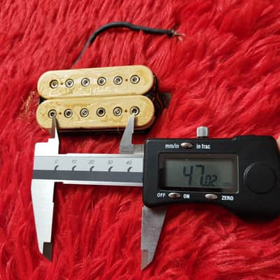 1970's - 1980's Unknown Brand Possibly Gotoh (Goto) PAF Clone - Not Functioning - Nickel Cover With Double Cream Bobbins - Double Hex Screw Poles - Ceramic Magnet - Humbucker - Made in Japan MIJ image 12