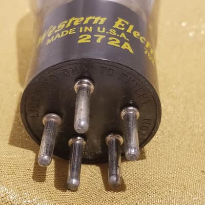 Western Electric ONE (1) 272A preamp triode tNOS AT1000 TESTED Vacuum Tubes mesh plate IOB Audio 1957 image 10