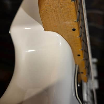 Fender 2019 Player Stratocaster Maple Fretboard Polar White image 9