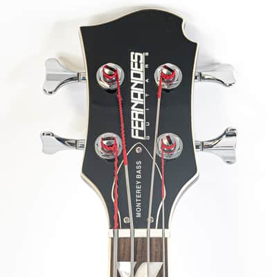 2012 Fernandes Monterey Bass w/ EMGs, Set Neck Construction, Original Hardshell Case image 12