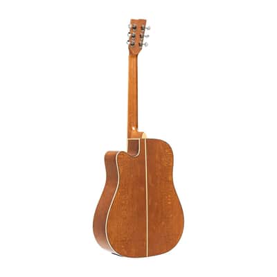 Stagg SA45 DCE-LW 45 Series Dreadnought Cutaway Acoustic-Electric Guitar image 2