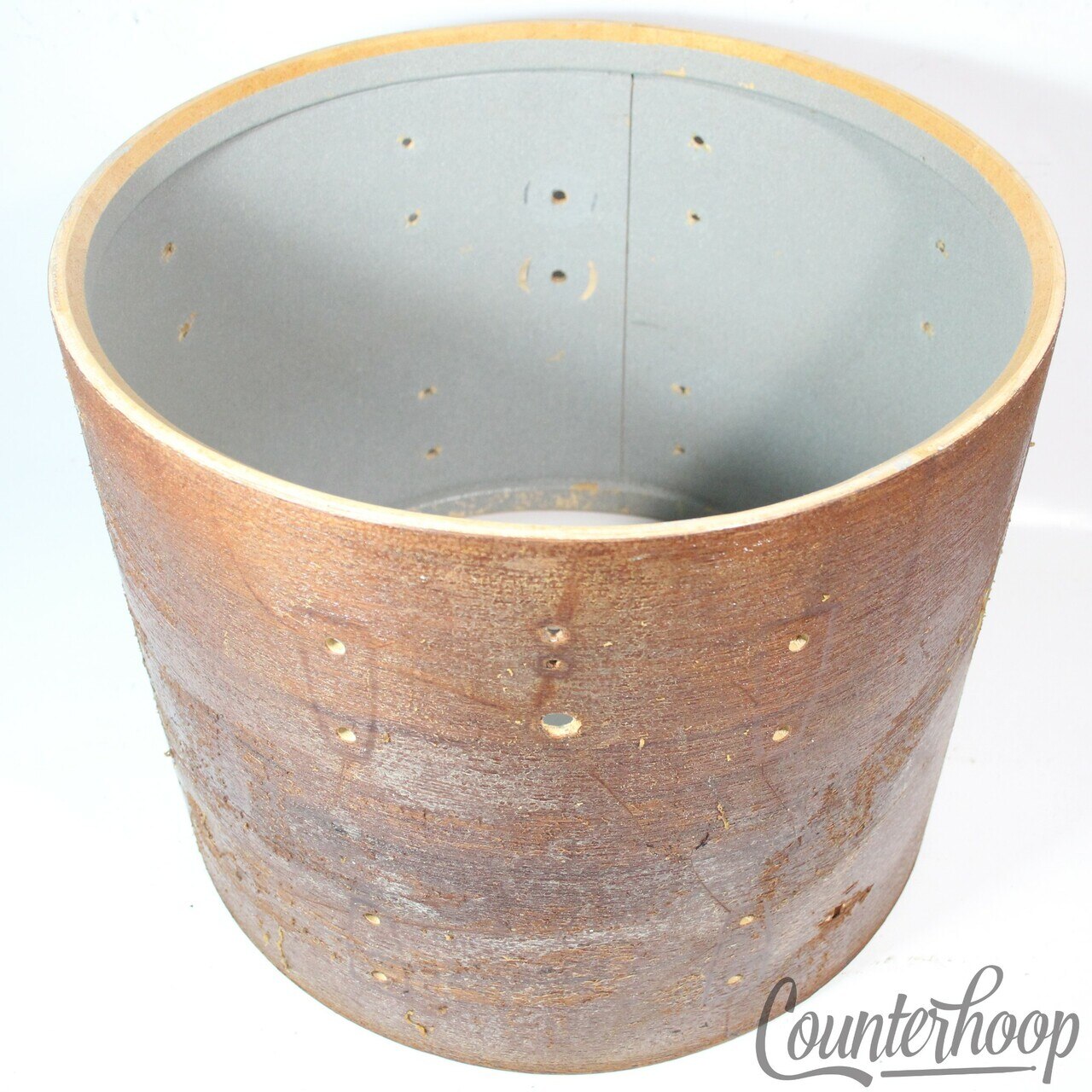 Ludwig 12x15" 3Ply African Mahogany/Maple Rack/Floor Tom Drum Shell Vintage 70s — main photograph