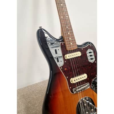 Fender Jaguar - Electric Guitars - 3-Colour Sunburst - Very Good w/ Soft Case image 5
