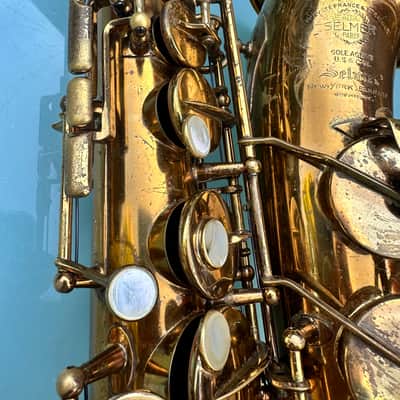 Selmer SBA altosax 1953/54 - Original gold laquer image 9
