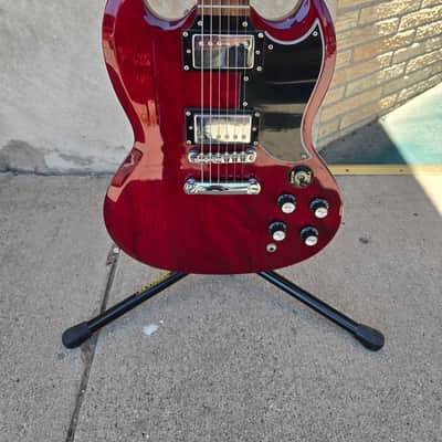 2004 Epiphone 1961 RI SG G-400 Worn Brown - Made in Korea by