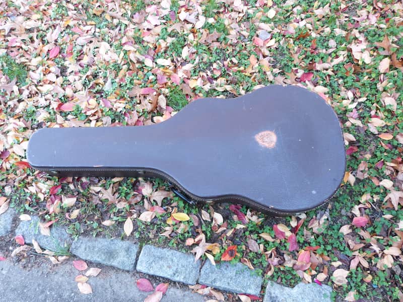 Geib  vintage guitar case  brown image 1