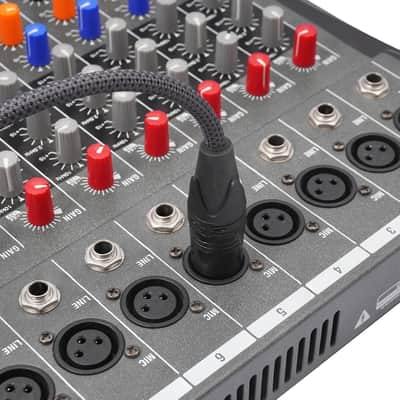 2 Pack 3 Pin Xlr Male To Male Microphone Cables,1Ft (Ofc) Balanced Xlr Audio Cable Male To Male,For Mixer Microphone Dmx image 4