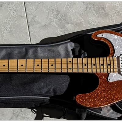 2023 G&L USA Build to Order S-500 - Double Bound - Orange Metal Flake image 3