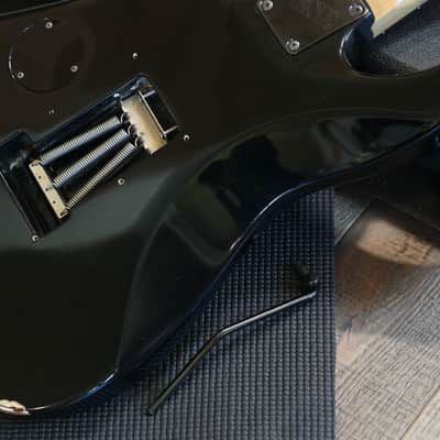 1989 ESP George Lynch Haji Electric Guitar Black Skulls & Snakes  + OHSC image 16