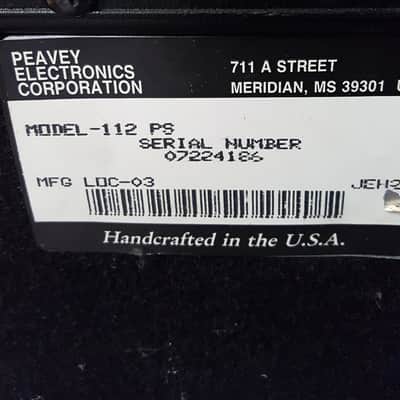 Peavey Model 112PS Bi-Amp 250 Watt 1x12" Speaker Precision Transducer Cabinet image 3