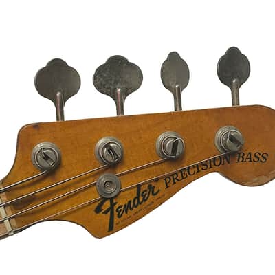Fender Precision Bass Guitar in Mocha Brown w/ Case 1974 image 10