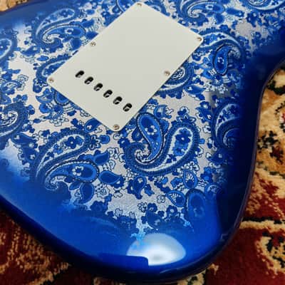 *NEW IN BOX* 2026 Fender Japan Limited Edition Indigo Paisley Stratocaster, Fender Flagship Tokyo Store Exclusive Color, MIJ JD26 image 19