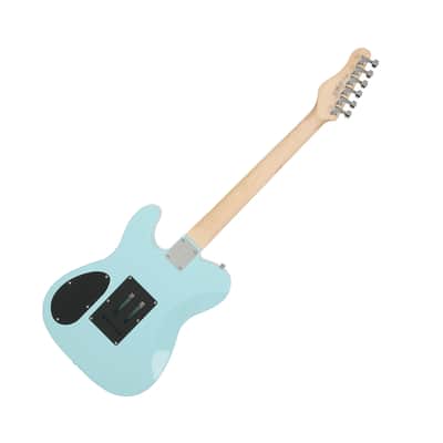 Corona Modern Standard T Daphne Blue Alder Locking Tuner HH Telecaster Tele image 2