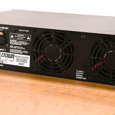 Crown XLS 802 2-Channel Power Amplifier CG010TJ image 8