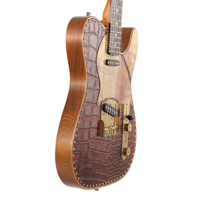 Paoletti Nancy Wine Crocodile Series Guitar 2019 image 5
