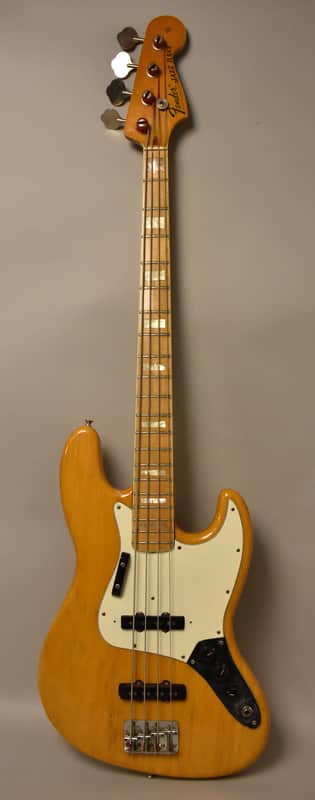1974 Fender Jazz Bass Natural w/HSC image 1