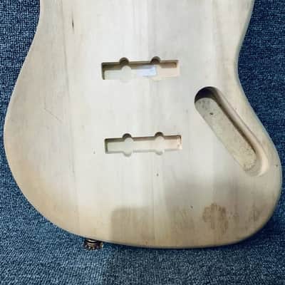 Unfinished Jazz Bass Style Body Blank in Basswood image 9