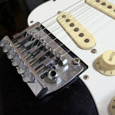 Vista(Samick) Strat copy 1988 - Black - Made in Korea image 3