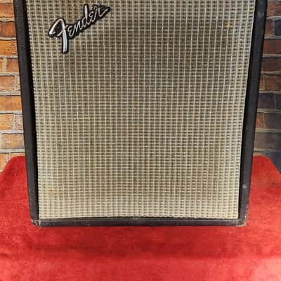 Vintage 1973 Fender Musicmaster Bass 2-Channel 12-Watt 1x12" Bass Combo Silverface image 1