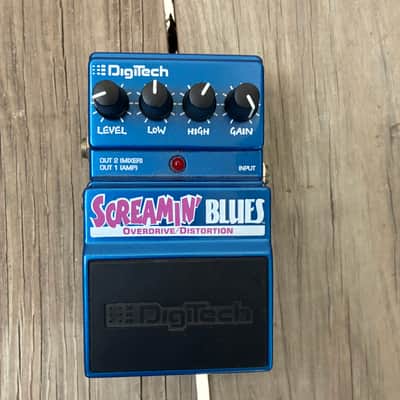 DigiTech Screamin' Blues 1990s - Blue electric guitar pedal | Reverb