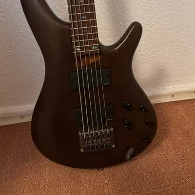Ibanez SRC6-WNF Bass Workshop Soundgear 2017 Walnut Flat image 12