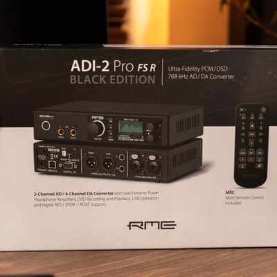 RME ADI-2 PRO FS R Black Edition AD/DA Converter 2010s - Black image 17