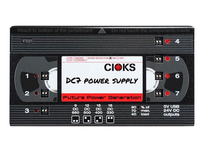 CIOKS DC7 Retro Series Power Supply Low Profile Isolated Pedal Board Power image 1